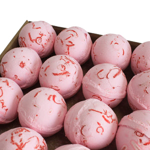 Watermelon Bath Bomb with Coconut Butter