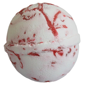 Strawberry Bath Bomb with Coconut Butter