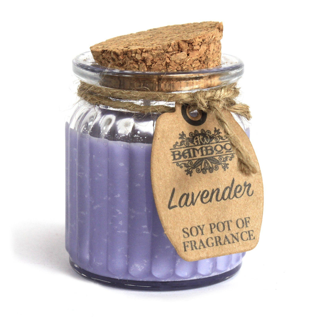 Lavender Soy Candle Pots (Pk 2)