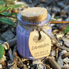 Load image into Gallery viewer, Lavender Soy Candle Pots (Pk 2)