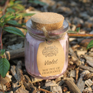 Violet Soy Candle Pots (Pk 2)