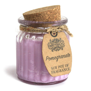 Pomegranate Soy Candle Pots (Pk 2)