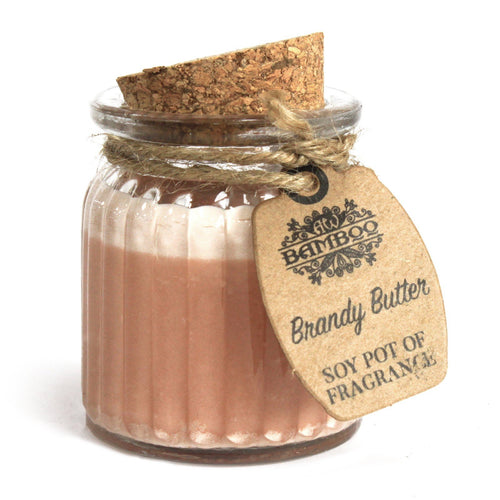 Brandy Butter Soy Candle Pots (Pk 2)