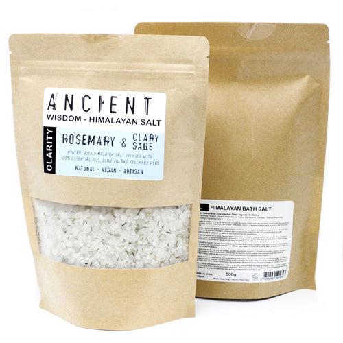 Himalayan Bath Salts with Rosemary & Clary Sage