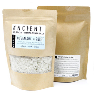 Himalayan Bath Salts with Rosemary & Clary Sage