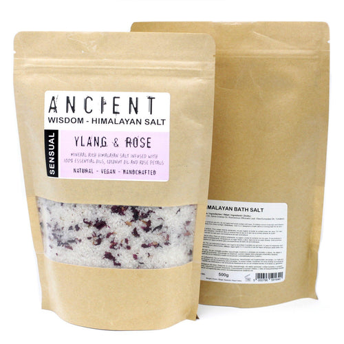 Himalayan Bath Salts with Ylang Ylang & Rose