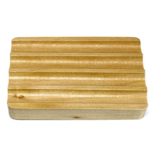 Load image into Gallery viewer, Corrugated Hemu Wood Soap Dish