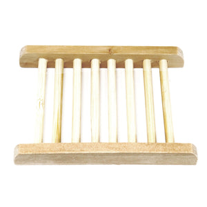 Ladder Hemu Wood Soap Dish