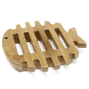 Fish Hemu Wood Soap Dish