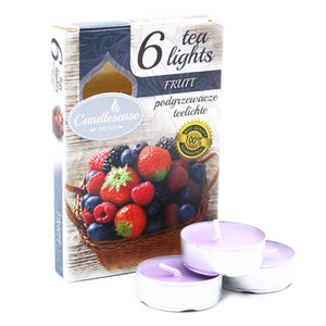 Set of 6 Scented Tealights - Fruit