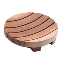 Load image into Gallery viewer, Classic Round Mahogany Soap Dish