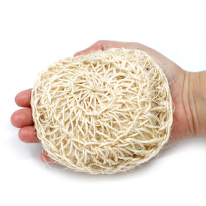 Sisal Soft Round Exfoliating Cushion